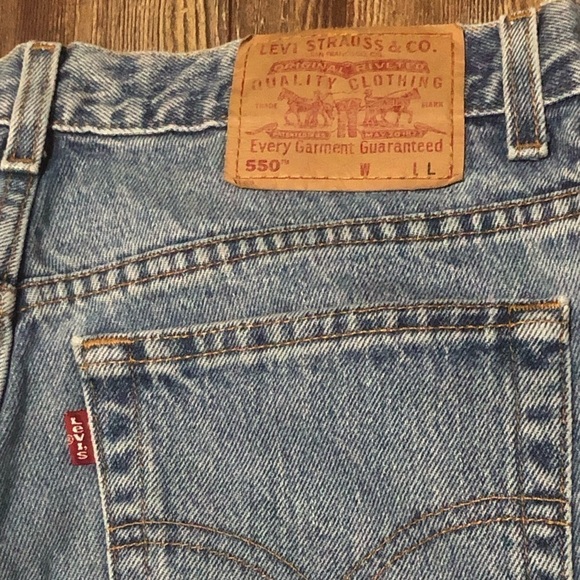 Vintage Levi's 550 Jeans Women's 13 Relaxed Fit Tapered Leg Baggy High Rise - Picture 5 of 6